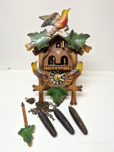 Vintage regula cuckoo clock - vintage,