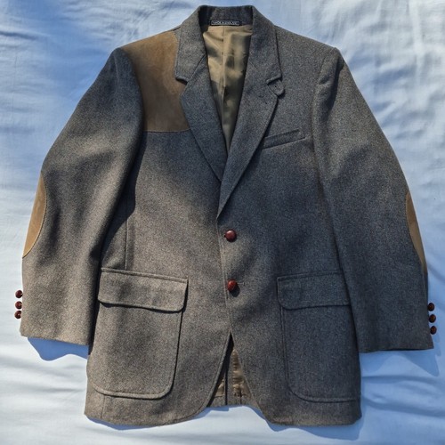 Orvis tweed wool suede - orvis, blazer